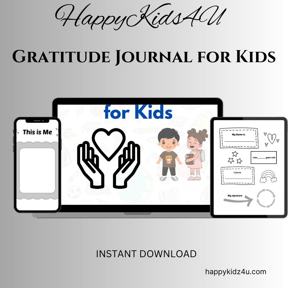 Gratitude Journal For Kids