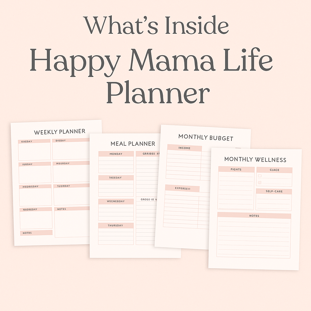 Happy Mama Life Planner- Digital Download