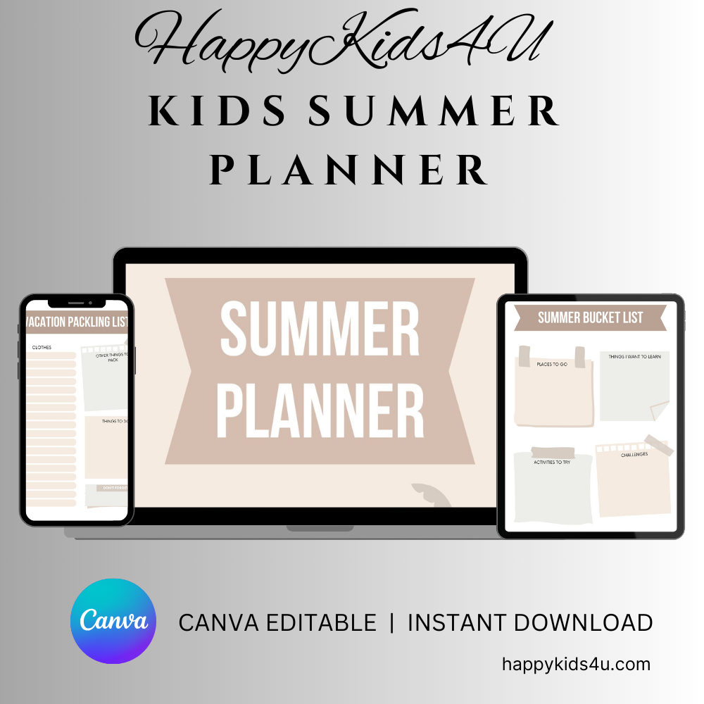 KIDS SUMMER PLANNER