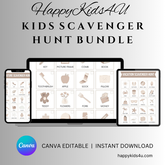 KIDS SCAVENGER HUNT BUNDLE