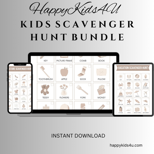 KIDS SCAVENGER HUNT BUNDLE