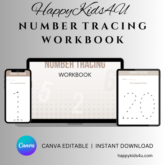 NUMBER TRACING WORKBOOK