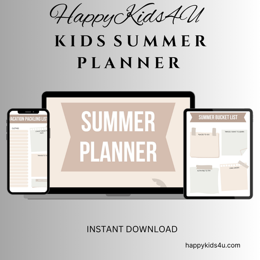 KIDS SUMMER PLANNER